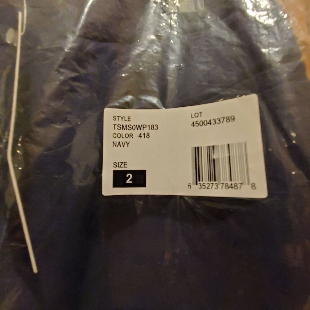 NWT Tahari Arthur S. Levine Womens Navy Pants Size 2 - Picture 7 of 16